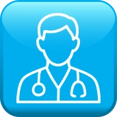 Ikona konsultacji z lekarzem